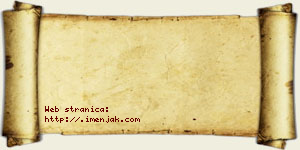 Jana Sedlar vizit kartica